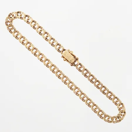 Armband Bismarck, 18,5cm, bredd: 4,5mm, 18K Vikt: 6,2 g