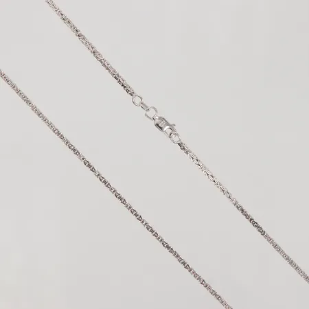 Kedja Kejsarlänk, 50cm, bredd 1,7mm, vitguld, Balestra 18K Vikt: 13,2 g
