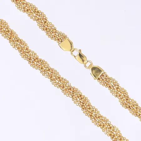 Collier, längd 45cm, bredd 5mm, 21K Vikt: 21,6 g