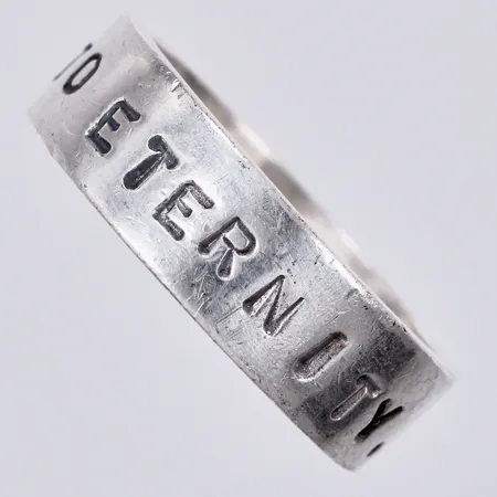 Ring, Efva Attling, From Here to Eternity, stl: ca 19½, silver 925/1000 Vikt: 8,4 g
