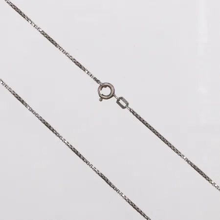 Kedja, Venezia, längd 42cm, bredd 1,2mm, 835/1000 silver Vikt: 3,2 g
