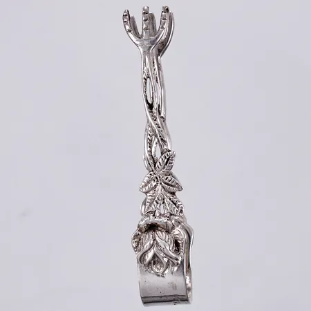 Sockertång (mocca), Gewe Silvervarufabriken Ab årsstämpel saknas, längd ca 7,3cm, silver Vikt: 15,6 g