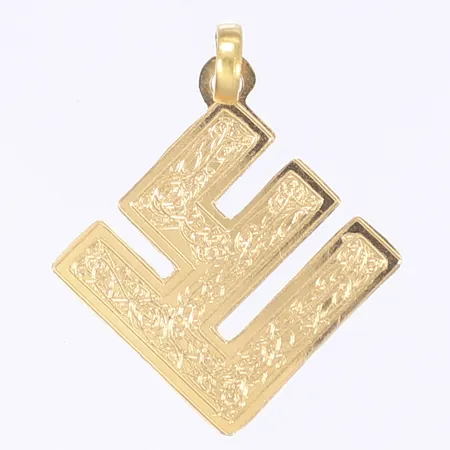Hänge, 15x15mm, 18K Vikt: 1,6 g