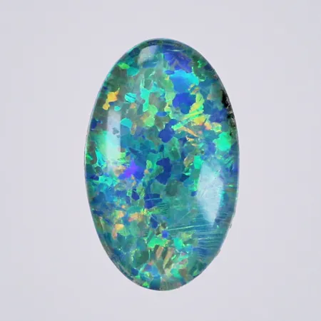 Lös opaltriplett, Ø ca 6 x 10mm, oval