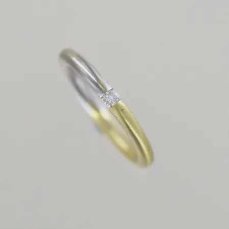 Ring , 0,06ct ,18K Vikt: 5,4 g