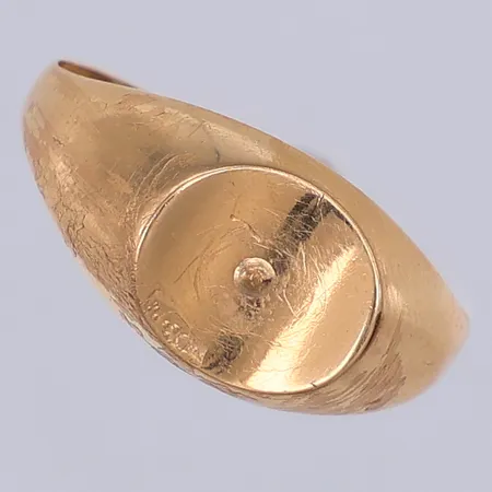 Ring, stl 17¼, defekt, saknar sten, 18K Vikt: 1,6 g
