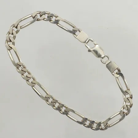 Armband Figaro, längd 21cm, bredd 6,2mm, silver 925/1000 Vikt: 15,8 g