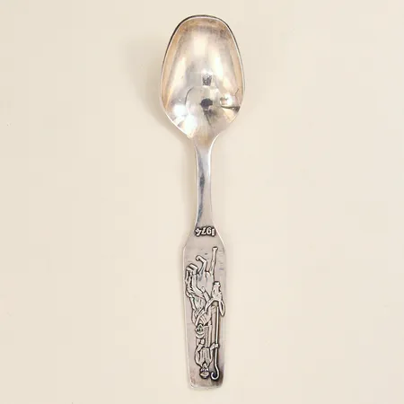 Dopsked med dekor, längd 15cm, 1974, silver 830/1000 Vikt: 26,3 g