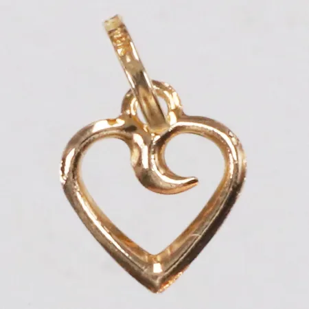 Hänge, hjärta, längd 11mm, bredd 7,5mm, Alton, 18K Vikt: 0,2 g