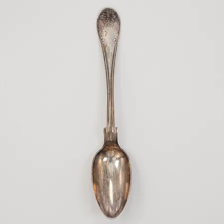 Tesked, modell Gammal fransk, 13,8cm, Häggström, silver Vikt: 14,8 g