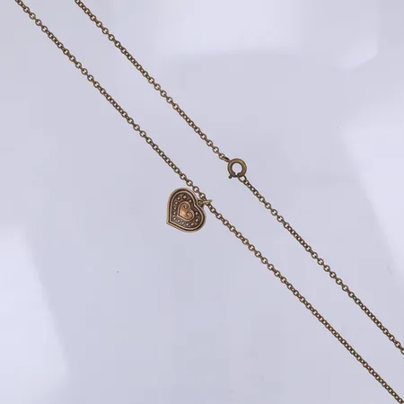 Collier  Kalevala, hjärta, 60cm, brons
