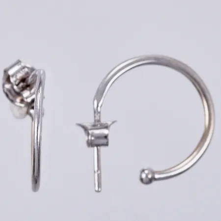 Ett par örhängen, Ø13mm, bredd: ca 1mm, 18K Vikt: 1,5 g