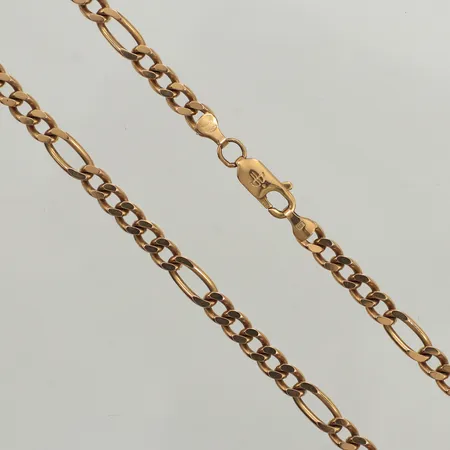 Kedja Figaro, längd 51cm, bredd 4,4mm, Balestra, 18K Vikt: 25,7 g