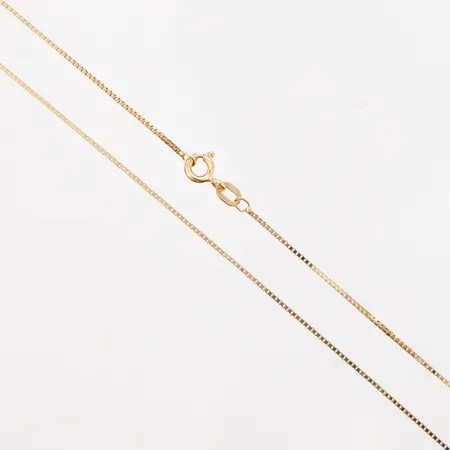 Halskedja Venezia, 41,5cm, bredd: 1mm, GHA, 18K Vikt: 2,3 g