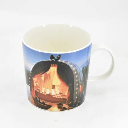 Muminmugg, The Golden Tale, Moomin Valley, Arabia Finland, höjd 8 cm, Ø8 cm, porslin.