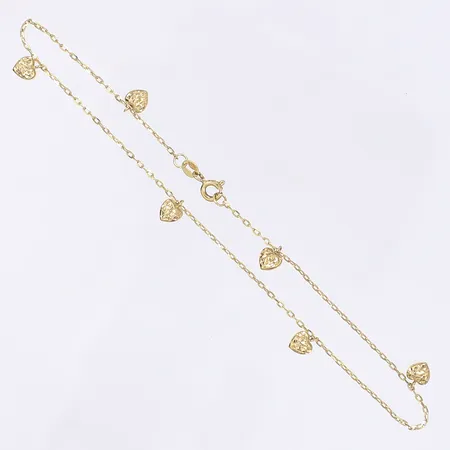 Ankellänk, 24,5cm, 18K  Vikt: 1,8 g
