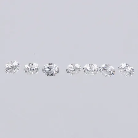 Lösa diamanter ca 7x0,05ct TW-TCr/VS-P Vikt: 0 g