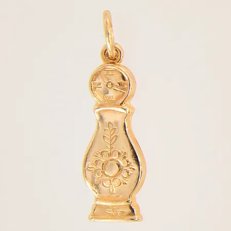 Hänge med dekor, 23x7mm, 18K  Vikt: 0,7 g