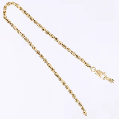 Armband, Cordell, längd 19cm, defekt/av, 18K Vikt: 2 g