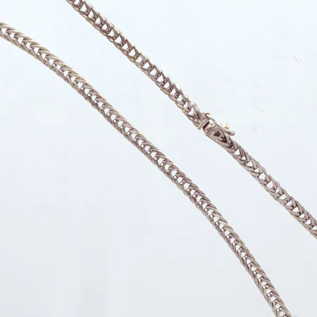 Kedja Pansar, vitguld, längd 45,5cm, bredd 3,50, massiv, 18k  Vikt: 15,9 g