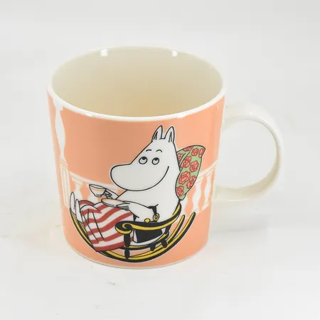 Muminmugg, Muminmamma marmelad, Arabia, Finland, höjd 8cm, Ø8cm, etikettmärkt, porslin.