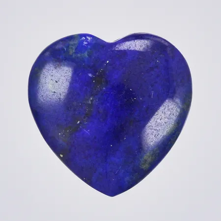 Lös lapis lazuli, 1xca 7,6ct, längd: ca 1,5cm, bredd: ca 15mm, hjärtformad