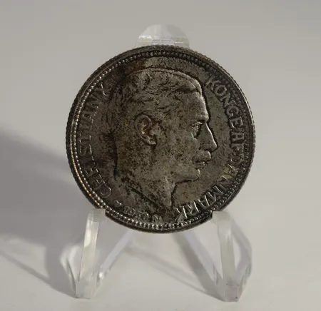 2kr 1930 Christian X 14,9 gr Vikt: 15 g