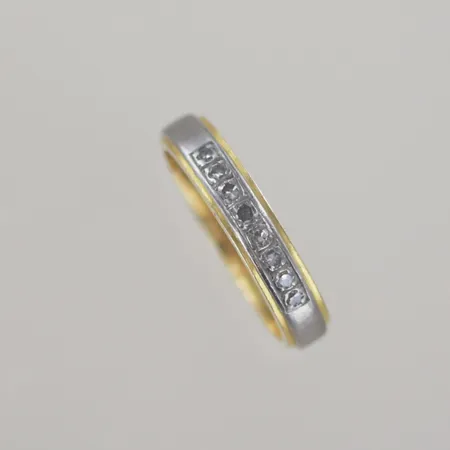 Alliansring brilj 18k 4,2 gr Ø 17 mm , 18k Vikt: 4,2 g