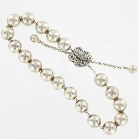 Armband Georg Jensen, Moonlight Grapes, justerbar längd, bredd 8mm, silver 925/1000  Vikt: 22,5 g