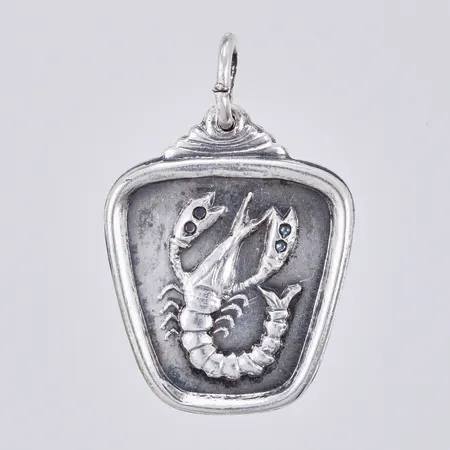 Hänge Alton Guldvaru Ab 1963, längd ca 256mm, bredd ca 16mm, silver Vikt: 2,8 g