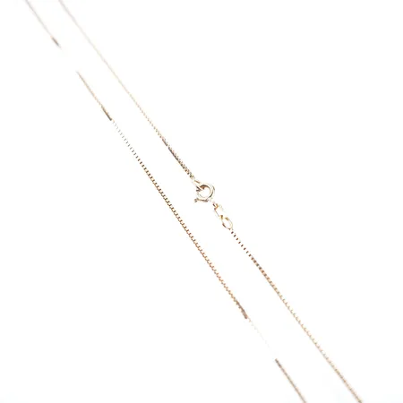 Halskedja, venezia, 45cm, bredd 1,5mm, 18k Vikt: 3,1 g
