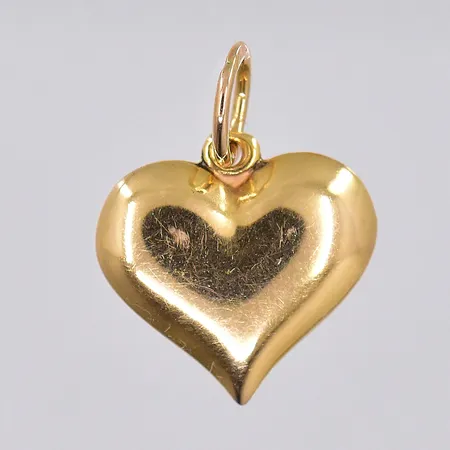 Hänge hjärta, stl 18x14mm, 14K Vikt: 0,8 g