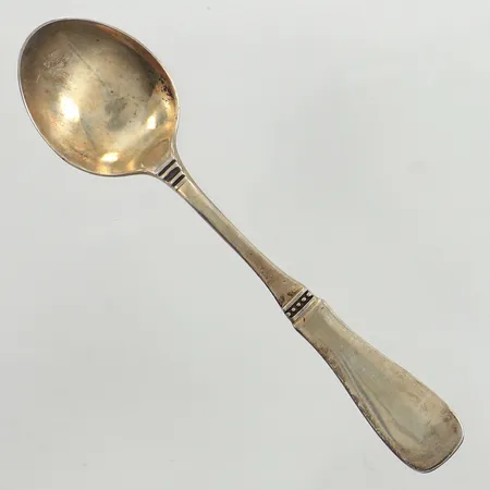 Kaffesked, modell Uppsala, längd 12cm, MGAB 1972, 830/1000 silver Vikt: 15 g