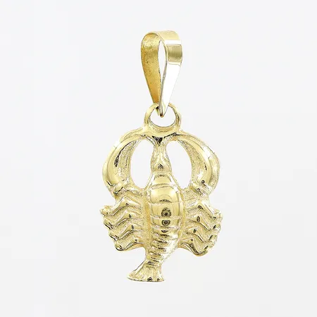 Hänge, stjärntecken kräftan, 9x20mm, 18K Vikt: 0,5 g