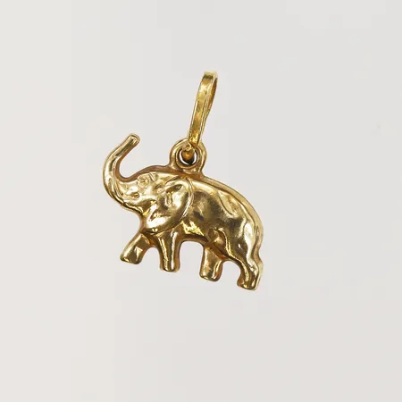 Hänge, elefant, 10x15mm, 18K Vikt: 1,1 g