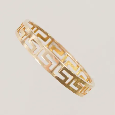 Ring, Ø19,5, bredd:3,6mm, 14K 1,2g.