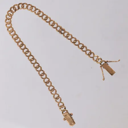 Armband, Pansar, längd 20,5cm, bredd 5,6mm, år 1964, 18K Vikt: 13,3 g