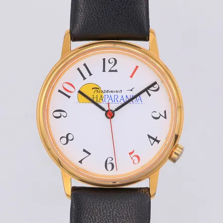 Armbandsur, "Trivsamma Haparanda", quartz Ø34mm, läderband