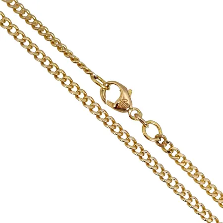 Halskedja Pansar, 18K guld, Balestra Italien, längd 55,5 cm, bredd 2,7 mm, fint skick Vikt: 14,7 g