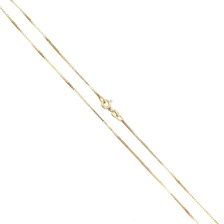 Kedja, Venezia, 39cm, bredd 1mm, 18K Vikt: 3 g