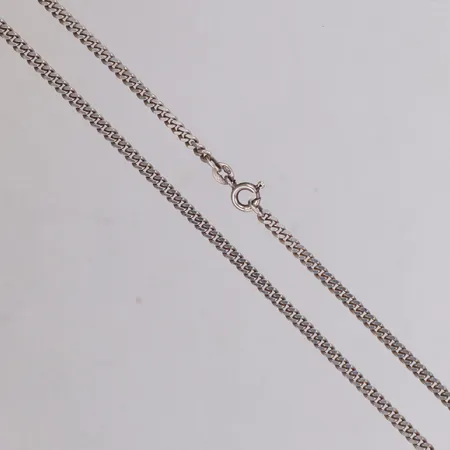 Kedja, Pansar, längd 45cm, bredd 2,8mm, 835/1000 silver Vikt: 8,9 g