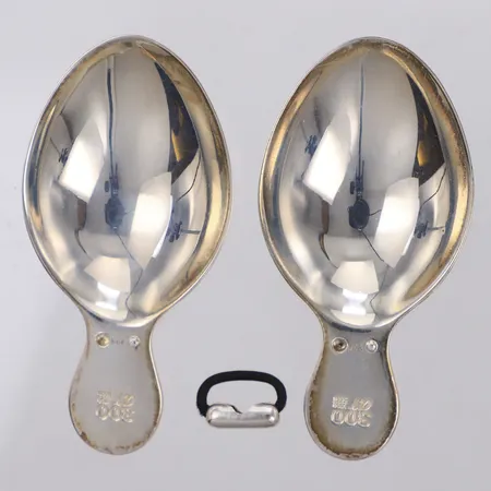 Sked, Akademiska SJH, längd 65mm , 925/1000 silver  Vikt: 32,8 g