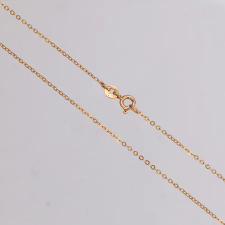 Kedja Ankar, längd 43cm, bredd 1,4mm, 14K Vikt: 1,6 g