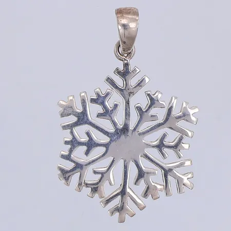 Hänge, snöflinga, 31mm, 925/1000 silver Vikt: 1,6 g