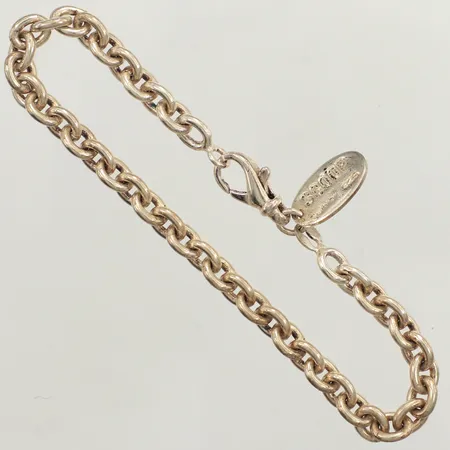 Armband ankar, längd 18,5cm, bredd 5,3mm, Scoop, 925/1000 silver Vikt: 13,4 g