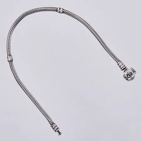 Armband, Pandora, längd: ca 20,5cm, bredd: ca 3-10mm, 925/1000, silver Vikt: 14,7 g