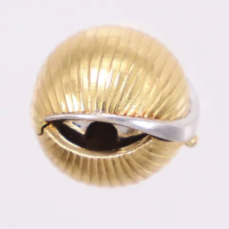 Kullås för dobbar, Ø13mm, rödguld/vitguld, 18K  Vikt: 4,9 g