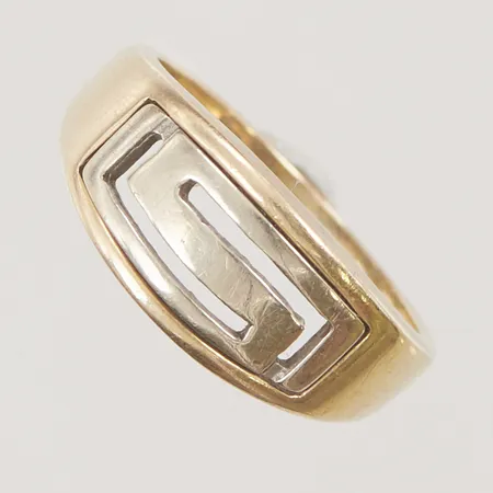 Klackring, Ø17¾, bredd: 8,5mm, 14K, 4,1g.