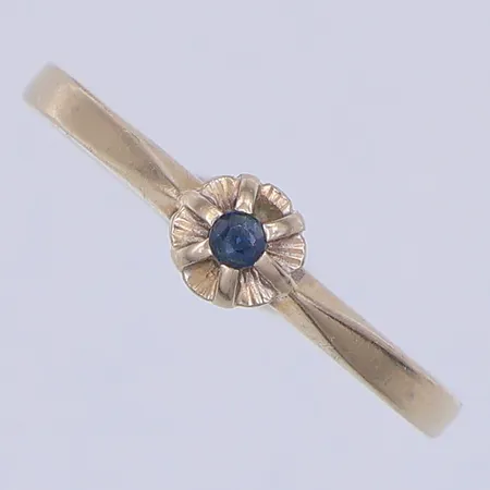 Ring, safir, stl 17½, vitguld, importstämpel, 18K Vikt: 1,7 g