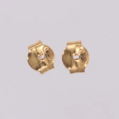 Ett par snurrebussar, längd 4,0mm, bredd 2,7mm, 18K